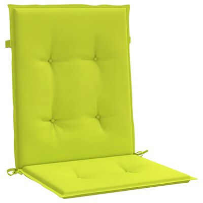 vidaXL Jastuci za vrtne stolice 6 kom svjetlozeleni 100x50x3cm tkanina