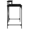 vidaXL Stol Crni hrast 100 x 50 x 90 cm Konstruirano drvo