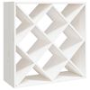 vidaXL Ormarić za vino bijeli 62 x 25 x 62 cm od masivne borovine