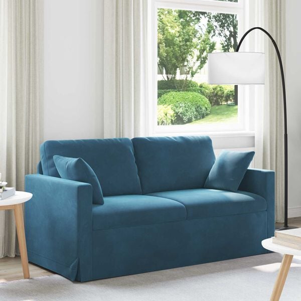 vidaXL Sofa Plava 158 x 78 x 80 cm Bar&scaron;un