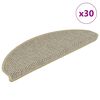 vidaXL Samoljepljivi otirači za stube 30 kom 65x21x4 cm svjetlozeleni