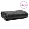 vidaXL Cerada antracit 1,5 x 10 m 650 g/m²