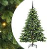 vidaXL Umjetno božićno drvce s stalakom Zelena 120 cm PE i PVC
