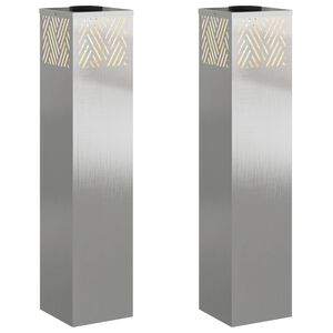 vidaXL Solarna LED svjetlost za stazu 2 kom. Topla bijela