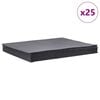 vidaXL Upijajuće podloge za ulje 25 kom. sive 40x50 cm