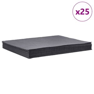 vidaXL Upijajuće podloge za ulje 25 kom. sive 40x50 cm