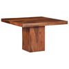 vidaXL Blagovaonski stol 120x120x77 cm puno drvo bagrem