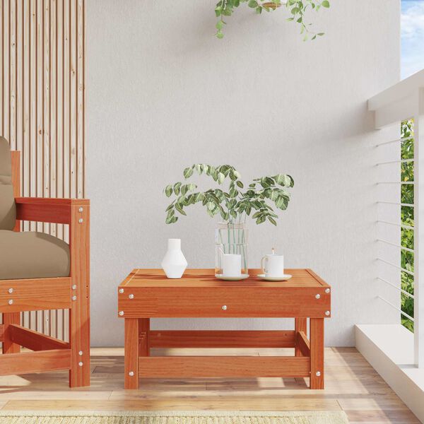 Noge za odmaranje u vrtu Masivna borovina Vosak Smeđa