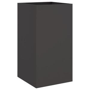 vidaXL Sadilica crna 42 x 38 x 75 cm od čelika