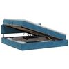vidaXL Krevet s od storage Tamno plava 200 x 200 cm Bar&scaron;un