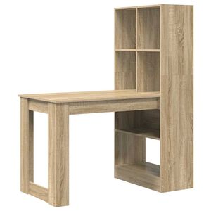 vidaXL Stol Sonoma hrast Konstruirano drvo 122 x 67 x 145 cm