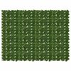 vidaXL Zaslon za balkon s li&scaron;ćem Zelena 200 x 150 cm