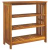 vidaXL Vrtni ormar Prirodna 90 x 40 x 90cm Čvrsto drvo akacije