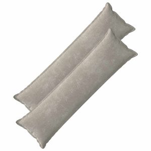 vidaXL Presvlaka za jastuk 2 pcs HOUTEN Svjetlosiva 40 x 145 cm