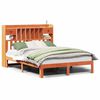 vidaXL Krevet s regalom za knjige bez madraca 120 x 190 cm od borovine