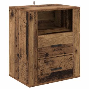 vidaXL Noćni ormar Staro drvo 35 x 50 x 60 cm Konstruirano drvo