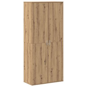 vidaXL Highboard hrast artisan 80 x 39 x 178 cm Konstruirano drvo