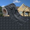 vidaXL Vrtni zaslon za privatnost PVC 35 x 0,19 m sivi izgled kamena
