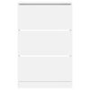 vidaXL Ormarić za cipele bijeli 80x21x125,5 cm od konstruiranog drva