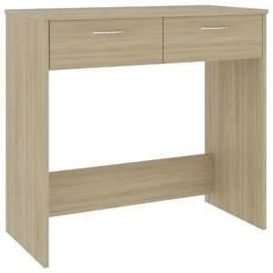 vidaXL Radni stol boja hrasta sonome 80 x 40 x 75 cm konstruirano drvo