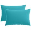 vidaXL Presvlaka za jastuk 2 pcs HEERLEN Tirkizna 30 x 50 cm Poliester