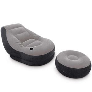 Intex Napuhavajuća ležaljka s pufom Ultra Lounge Relax 68564NP