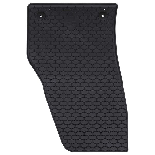 vidaXL Auto tepih 4 pcs Crna prikladno za T-ROC Cabrio TPE