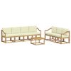 vidaXL Set vanjskih sofa 7 pcs