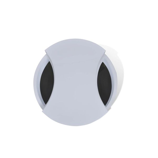 vidaXL Stolić za kavu podesivog oblika visoki sjaj bijeli