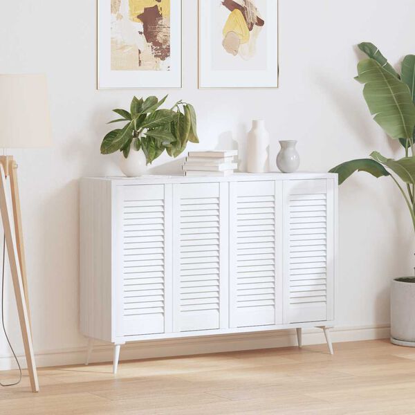 vidaXL Vrata ormarića Louvred Dizajn 4 kom bijela 69x29,5 cm