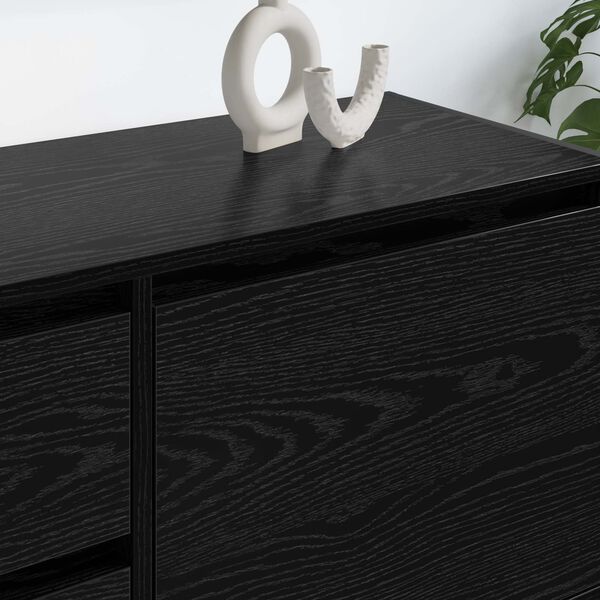 vidaXL TV ormar Crni hrast 100 x 36 x 49.5 cm Konstruirano drvo