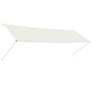 vidaXL Tenda na uvlačenje 400 x 150 cm krem