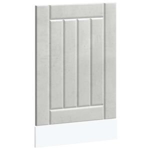 vidaXL Ploča za perilicu posuđa Lucca boja betona konstruirano drvo