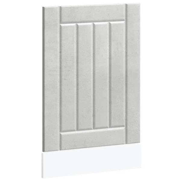 vidaXL Ploča za perilicu posuđa Lucca boja betona konstruirano drvo