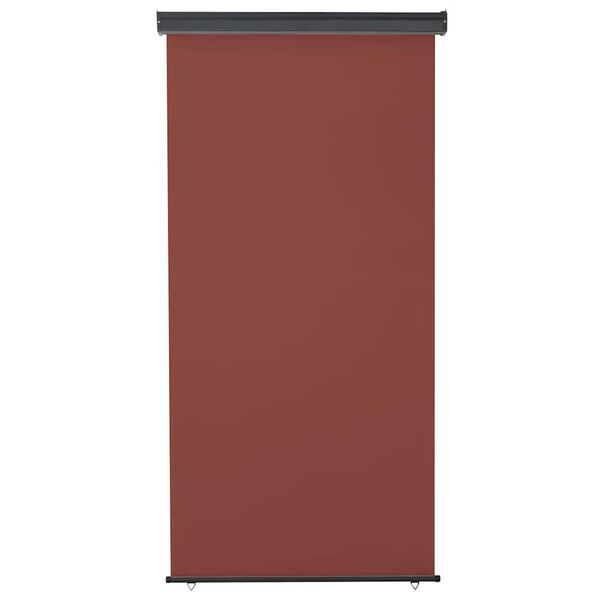 vidaXL Balkonska bočna tenda 125 x 250 cm smeđa