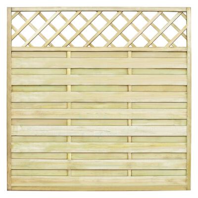 vidaXL Panel za vrtnu ogradu s rešetkom drveni 180 x 180 cm