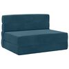 vidaXL Sofa na razvlačenje Plava 100 x 80 x 60 cm Tkanina
