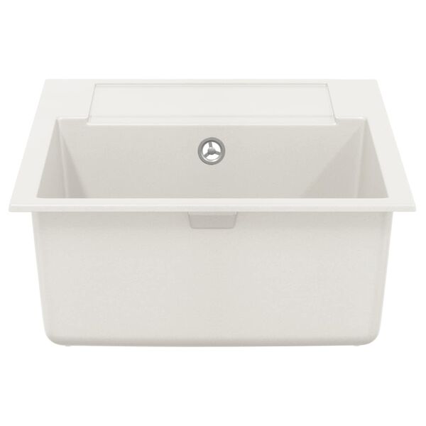 vidaXL Umivaonik Bijelo 780 x 500 mm 80% kvarc i 20% smola