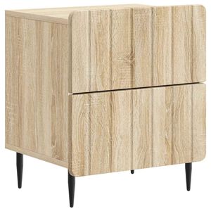 vidaXL Noćni ormar Hrast sonoma 43 x 34,5 x 49,5 cm Konstruirano drvo