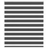 vidaXL Zavjesa zebra crna 125x100 cm &scaron;irina tkanine 120,9 cm poliester