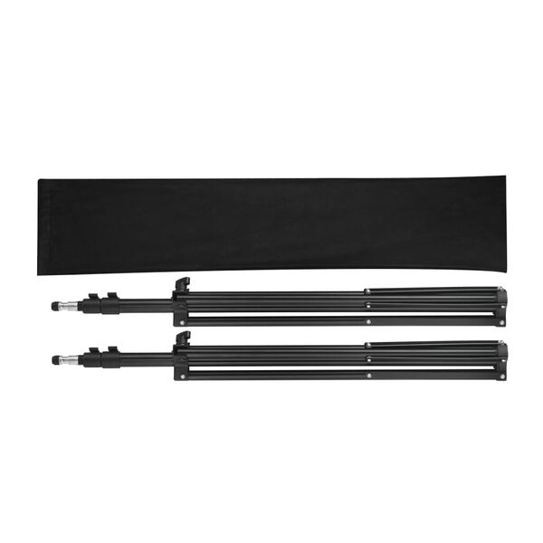 vidaXL Stativi za rasvjetu 2 kom Visina 78-210 cm