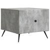 vidaXL Kava Stol Betonska siva 49 x 50 x 40 cm Konstruirano drvo