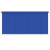 vidaXL Vanjska roleta za zamračivanje 300 x 140 cm plava HDPE