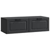vidaXL TV ormar za zid Zidne Crna 98 x 41 x 30 cm Konstruirano drvo