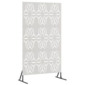 vidaXL Zaslon za privatnost 100 x 50 x 180 cm Nehrđajući čelik Srebrna