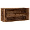 vidaXL Klupa za cipele boja staro drvo 100x35x45 cm konstruirano drvo