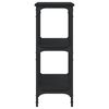 vidaXL Konzolni stol crni 100 x 29 x 75 cm od konstruiranog drva