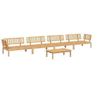 vidaXL 5-dijelni set vrtnih sofa od paleta od masivnog drva bagrema