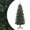 vidaXL Umjetno božićno drvce s kuglicama 120 cm 150 LED lampica