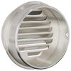vidaXL Pokrov ventilacije 2 pcs Srebrno 200 mm Nehrđajući čelik